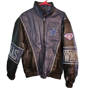 Vintage 1994 Pro Player Dallas Cowboys Leather Jacket